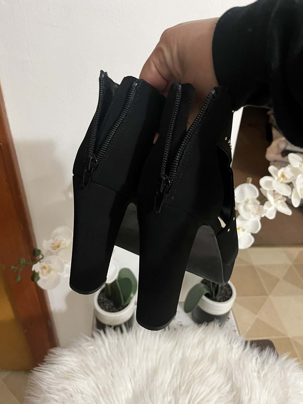 Report Black Semi-Heeled Sandals - New - Picture 8 of 8